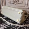 Hermes Light Grey Clemence Kelly 32cm Retourne Bag - Image 4