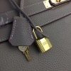 Hermes Light Grey Clemence Kelly 32cm Retourne Bag - Image 8