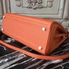 Hermes Orange Clemence Kelly 32cm Retourne Bag - Image 2