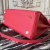 Hermes Red Clemence Kelly 32cm Retourne Bag - Image 2
