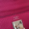Hermes Red Clemence Kelly 32cm Retourne Bag - Image 8