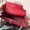 Hermes Red Clemence Kelly 32cm Retourne Bag - Image 9