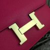 Hermes Red Constance MM 24cm Epsom Leather Bag - Image 5