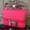 Hermes Red Constance MM 24cm Epsom Leather Bag - Image 8