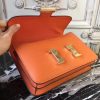 Hermes Orange Constance MM 24cm Epsom Leather Bag - Image 8