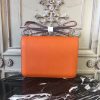 Hermes Orange Constance MM 24cm Epsom Leather Bag - Image 9