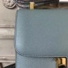 Hermes Blue Lin Constance MM 24cm Epsom Leather Bag - Image 4