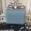 Hermes Blue Lin Constance MM 24cm Epsom Leather Bag - Image 8