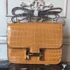 Hermes Camarel Constance MM 24cm Crocodile Bag - Image 2