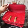 Hermes Cherry Constance MM 24cm Crocodile Bag - Image 6