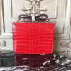 Hermes Cherry Constance MM 24cm Crocodile Bag - Image 9