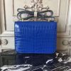 Hermes Blue Constance MM 24cm Crocodile Bag - Image 6