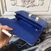 Hermes Blue Constance MM 24cm Crocodile Bag - Image 8