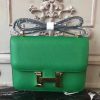 Hermes Bamboo Constance MM 24cm Epsom Leather Bag - Image 3
