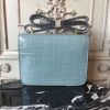 Hermes Blue Lin Constance MM 24cm Crocodile Bag - Image 2