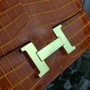 Hermes Orange Constance MM 24cm Crocodile Bag - Image 5