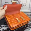 Hermes Orange Constance MM 24cm Crocodile Bag - Image 9