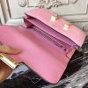 Hermes Pink Constance MM 24cm Crocodile Bag - Image 7