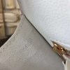 Hermes White Constance MM 24cm Crocodile Bag - Image 2