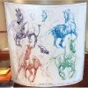 Hermes White Pirouette au Galop Shawl - Image 5