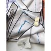 Hermes White Pirouette au Galop Shawl - Image 8