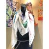 Hermes White Pirouette au Galop Shawl - Image 9