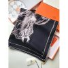 Hermes Black Pirouette au Galop Shawl - Image 7