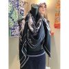 Hermes Black Pirouette au Galop Shawl - Image 9