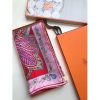Hermes Pink Le Jardin de la Maharani Shawl - Image 4