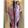 Hermes Pink Le Jardin de la Maharani Shawl - Image 6