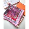 Hermes Pink Le Jardin de la Maharani Shawl - Image 8