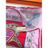 Hermes Pink Le Jardin de la Maharani Shawl - Image 9