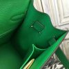 Hermes Bamboo Epsom Kelly 32cm Sellier Bag - Image 6