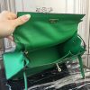 Hermes Bamboo Epsom Kelly 32cm Sellier Bag - Image 8