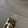 Hermes Grey Epsom Kelly 32cm Sellier Bag - Image 3
