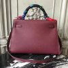 Hermes Bordeaux Epsom Kelly 32cm Sellier Bag - Image 5