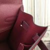 Hermes Bordeaux Epsom Kelly 32cm Sellier Bag - Image 7