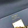 Hermes Light Blue Epsom Kelly 32cm Sellier Bag - Image 5