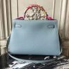 Hermes Light Blue Epsom Kelly 32cm Sellier Bag - Image 6