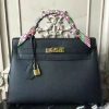 Hermes Black Epsom Kelly 32cm Sellier Bag - Image 7