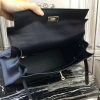 Hermes Black Epsom Kelly 32cm Sellier Bag - Image 9