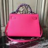 Hermes Rose Red Epsom Kelly 32cm Sellier Bag - Image 4
