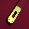 Hermes Rose Red Epsom Kelly 32cm Sellier Bag - Image 6
