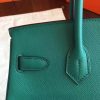 Hermes Malachite Epsom Birkin 30cm Handmade Bag - Image 4