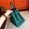 Hermes Malachite Epsom Birkin 30cm Handmade Bag - Image 5