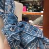Hermes Turquoise Peuple du Vent Bandana Shawl - Image 8