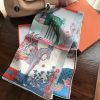 Hermes Aqua Della Cavalleria Favolosa Silk Twill Scarf - Image 6