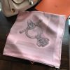 Hermes Pink Etude pour une Parure de Gala Scarf - Image 6