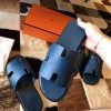 Hermes Izmir Sandals In Colvert Epsom Leather - Image 5