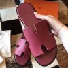 Hermes Izmir Sandals In Fuchsia Epsom Leather - Image 4